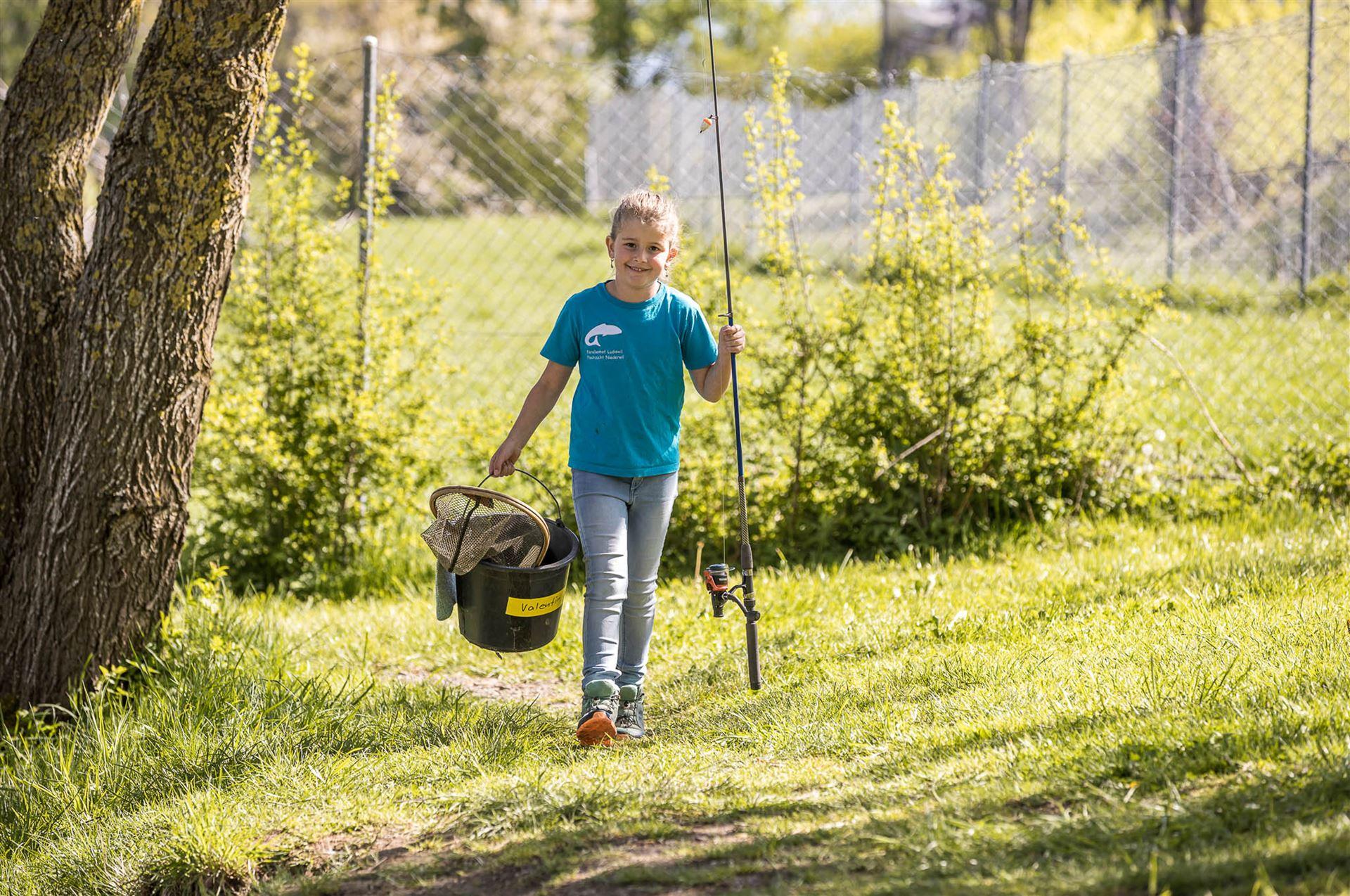 Louisa bei der Arbeit